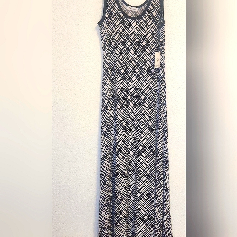Calvin Klein dress Size S black and White